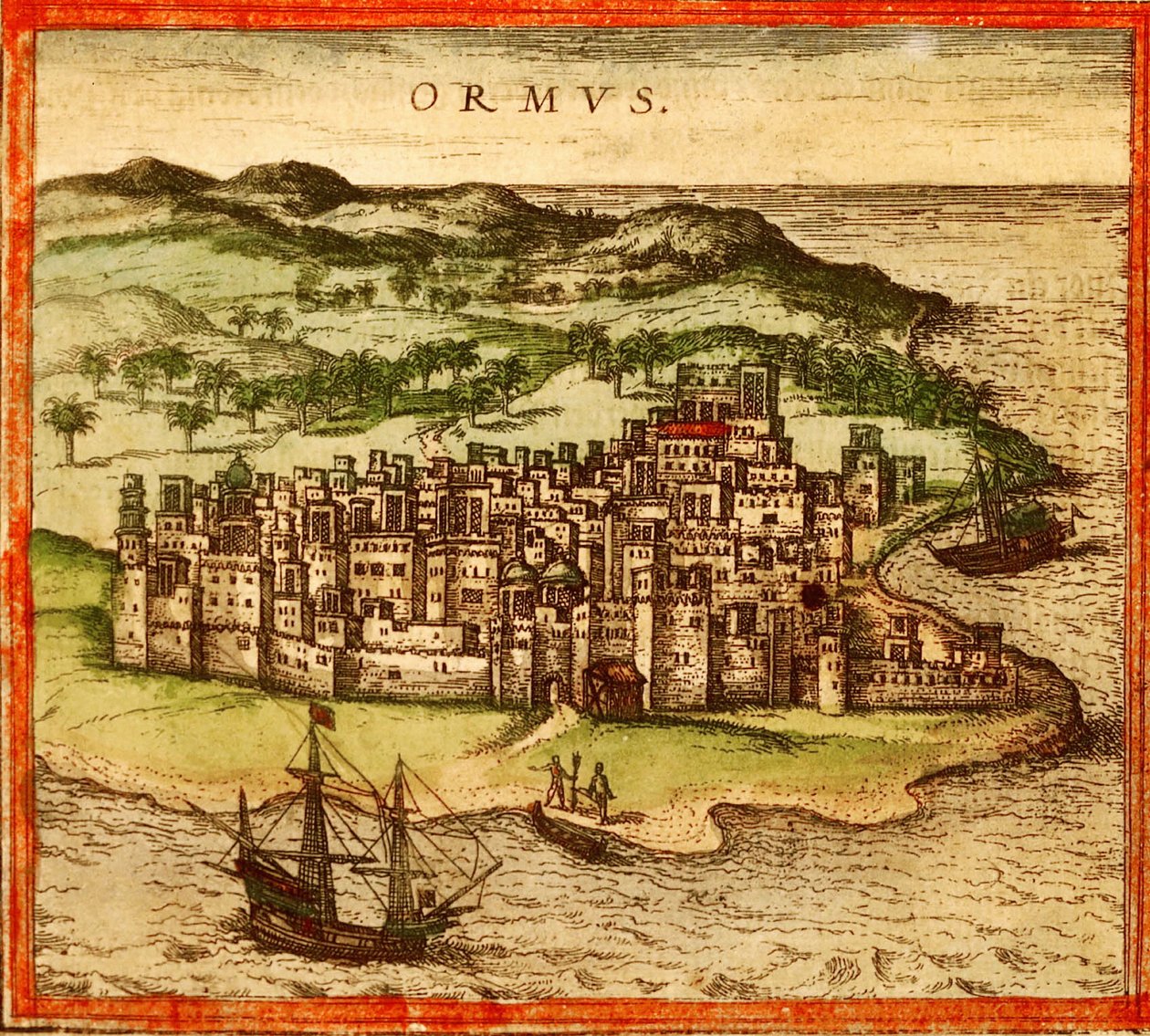 Hormuz, Perzsia, Irán alkotó: Georg and Hogenberg Franz (1535 90) Braun