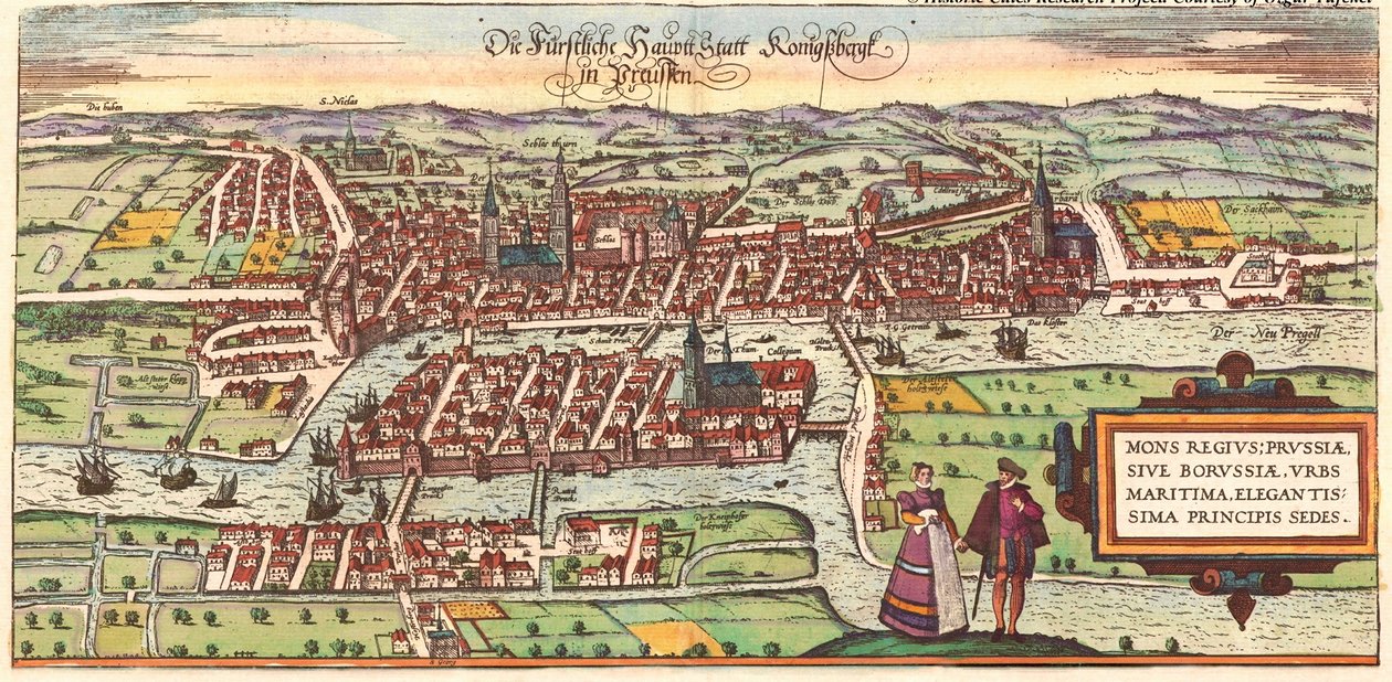 Kalinyingrád, Oroszország alkotó: Georg and Hogenberg Franz (1535 90) Braun