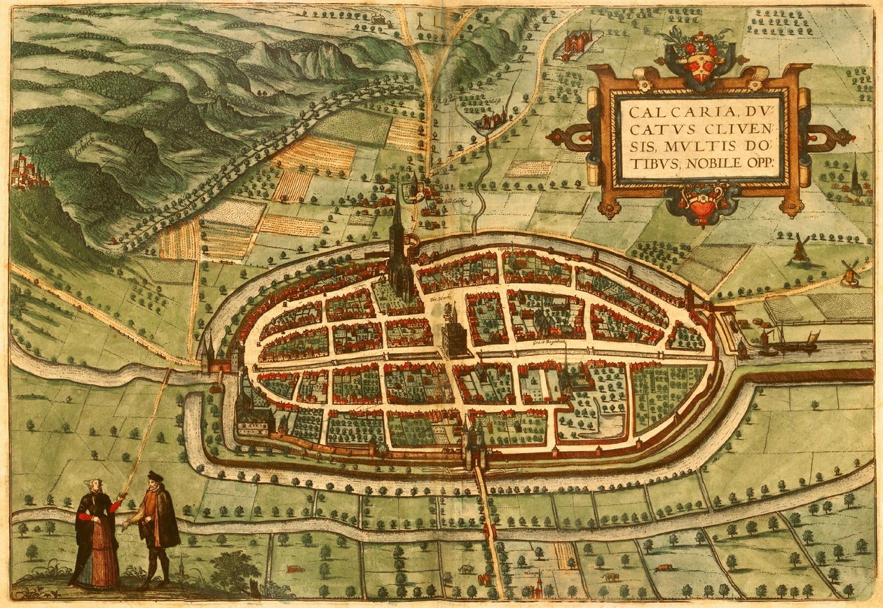 Kalkar, Németország alkotó: Georg and Hogenberg Franz (1535 90) Braun