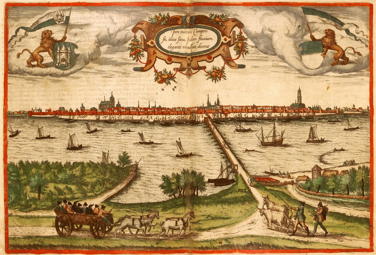 Kampan, Németország alkotó: Georg and Hogenberg Franz (1535 90) Braun