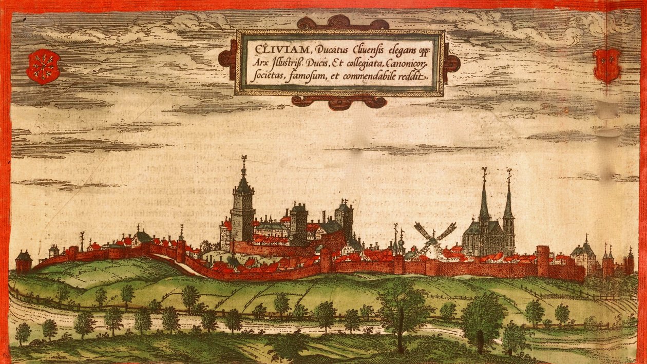 Kleve, Németország alkotó: Georg and Hogenberg Franz (1535 90) Braun