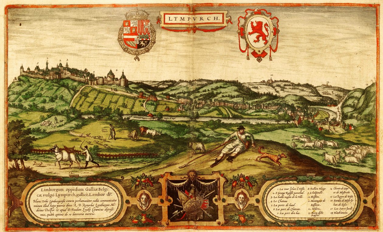 Limbourg, Hollandia alkotó: Georg and Hogenberg Franz (1535 90) Braun