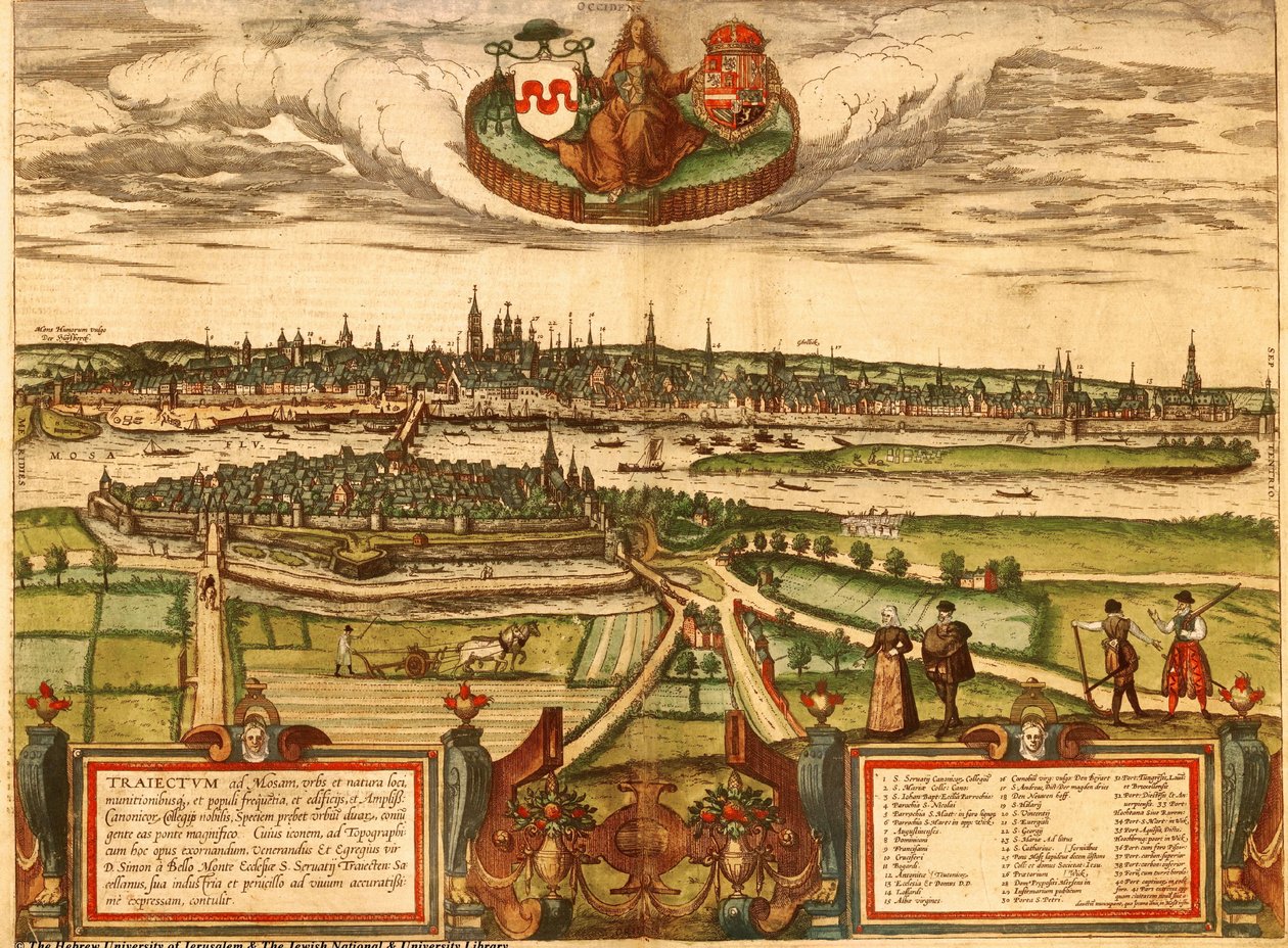 Maastricht, Hollandia, Hollandia alkotó: Georg and Hogenberg Franz (1535 90) Braun