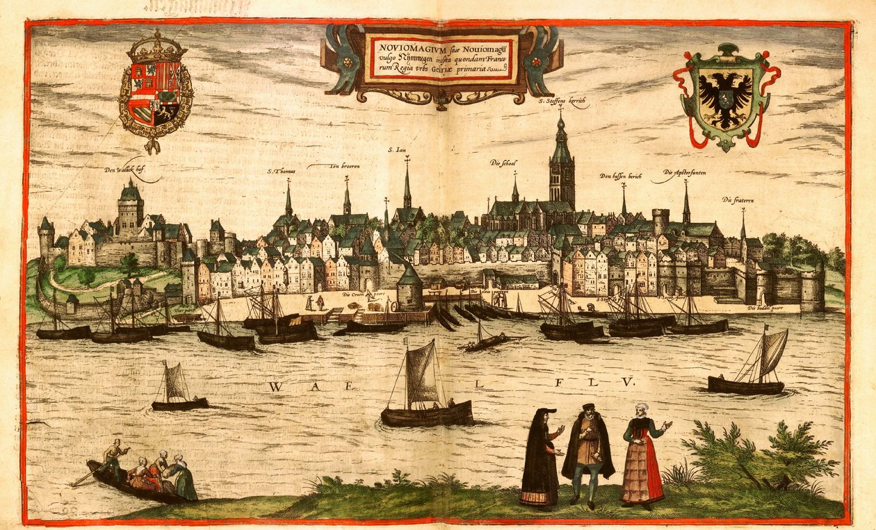 Nijmegen, Hollandia alkotó: Georg and Hogenberg Franz (1535 90) Braun