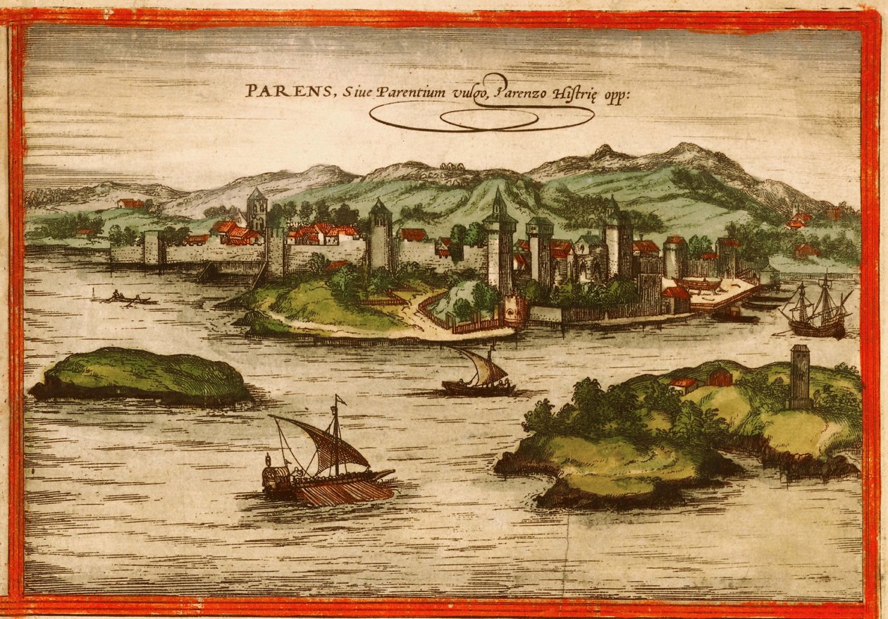 Porec, Horvátország alkotó: Georg and Hogenberg Franz (1535 90) Braun