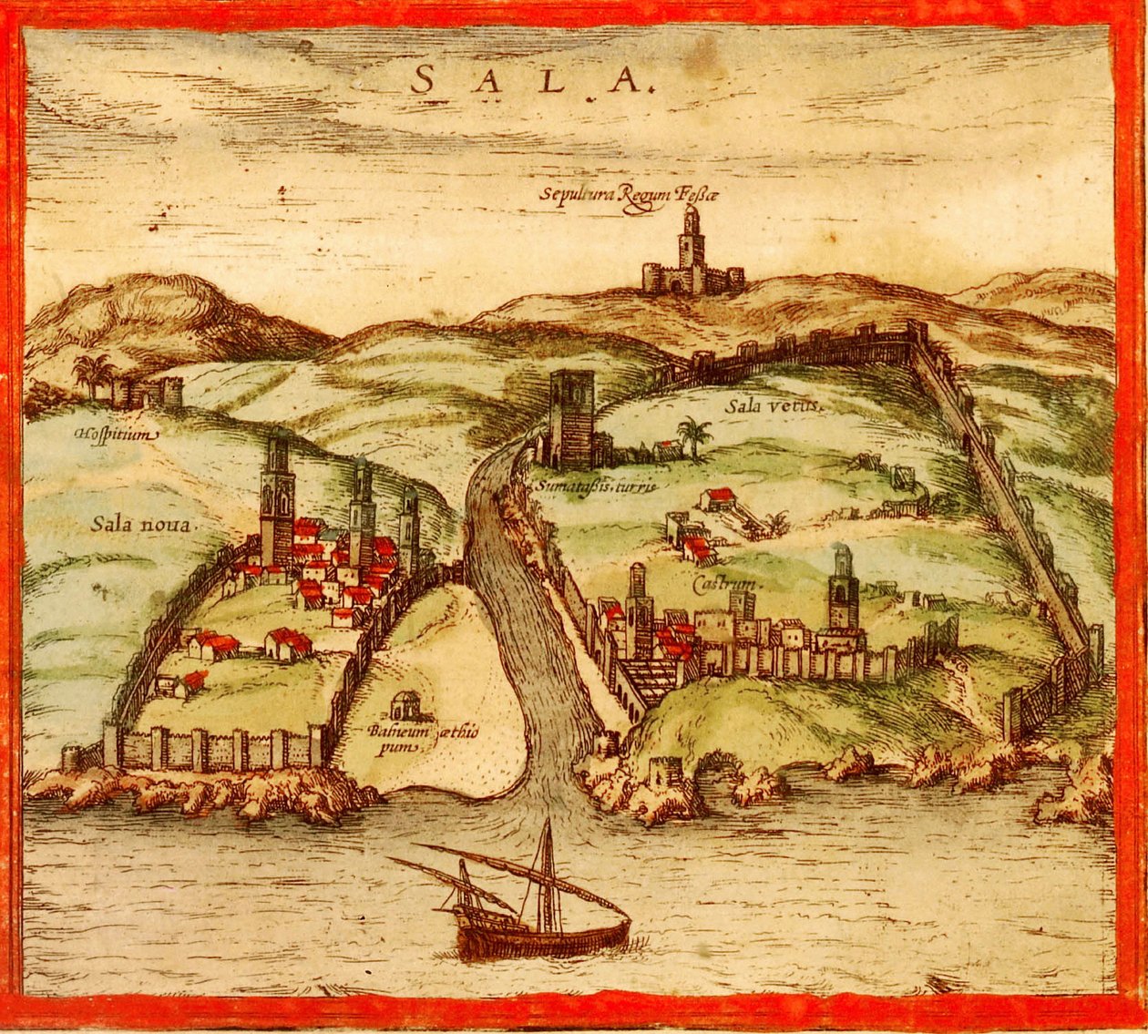Só, Marokkó alkotó: Georg and Hogenberg Franz (1535 90) Braun