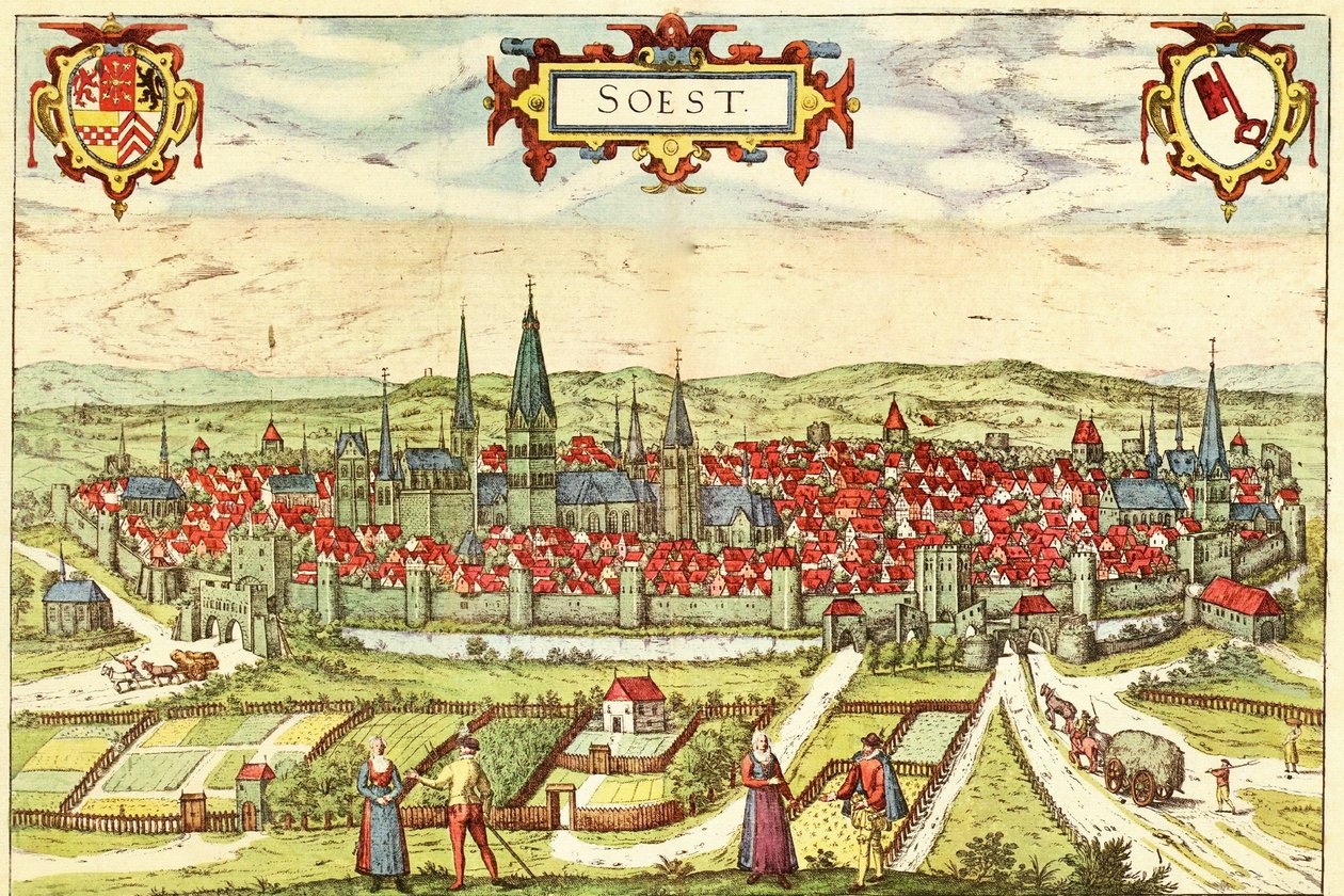 Soest, Németország alkotó: Georg and Hogenberg Franz (1535-90) Braun
