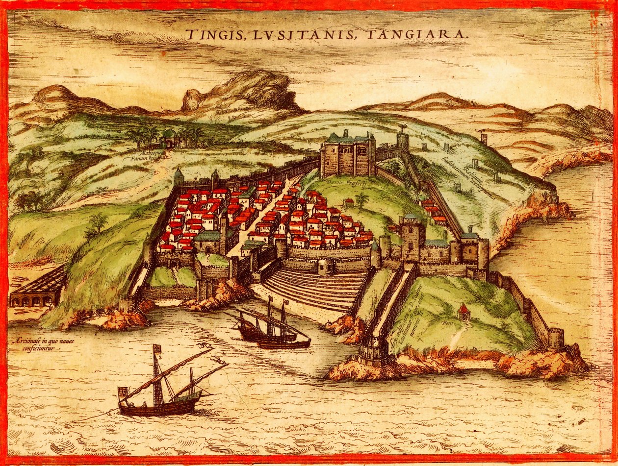 Tanger, Marokkó alkotó: Georg and Hogenberg Franz (1535 90) Braun