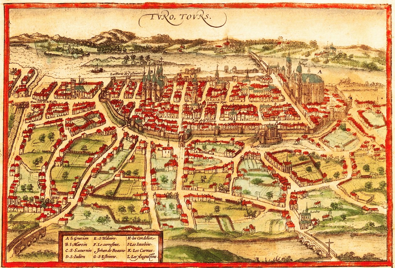 Toulon, Franciaország alkotó: Georg and Hogenberg Franz (1535 90) Braun