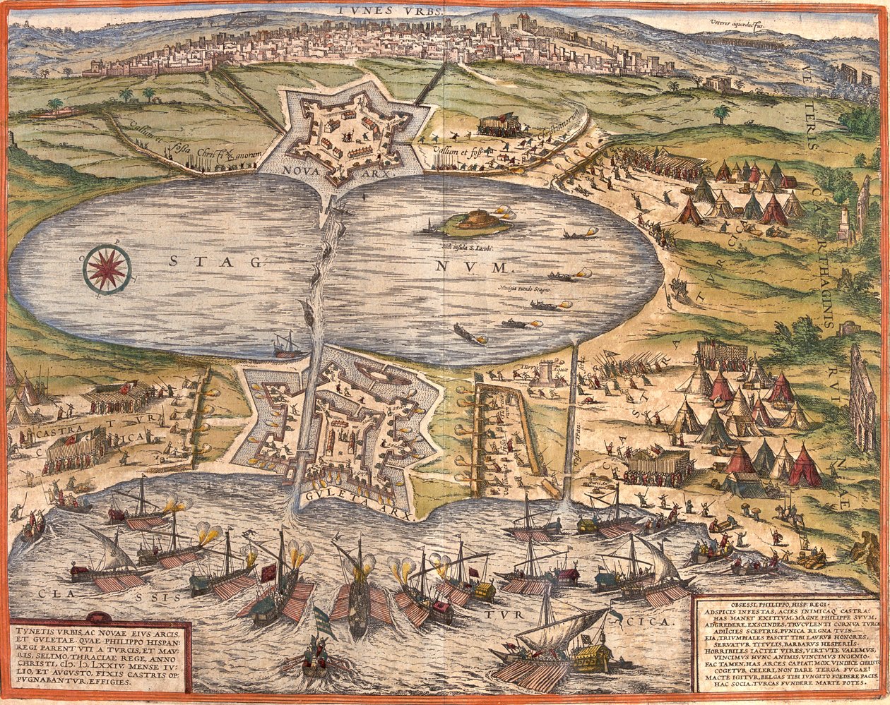 Tunisz, Tunézia alkotó: Georg and Hogenberg Franz (1535 90) Braun