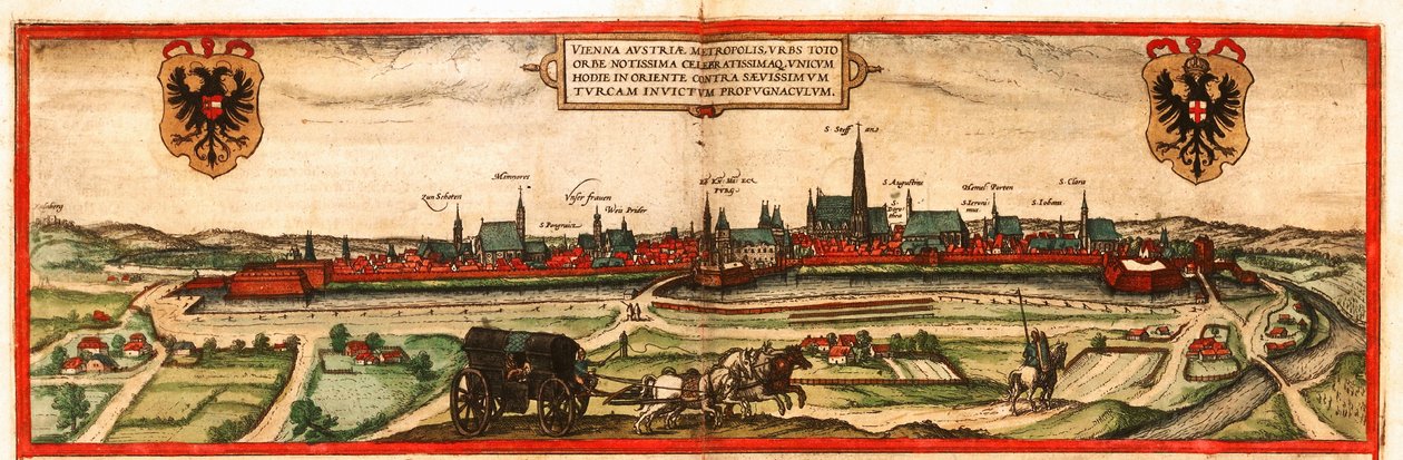 Bécs, Ausztria alkotó: Georg and Hogenberg Franz (1535 90) Braun