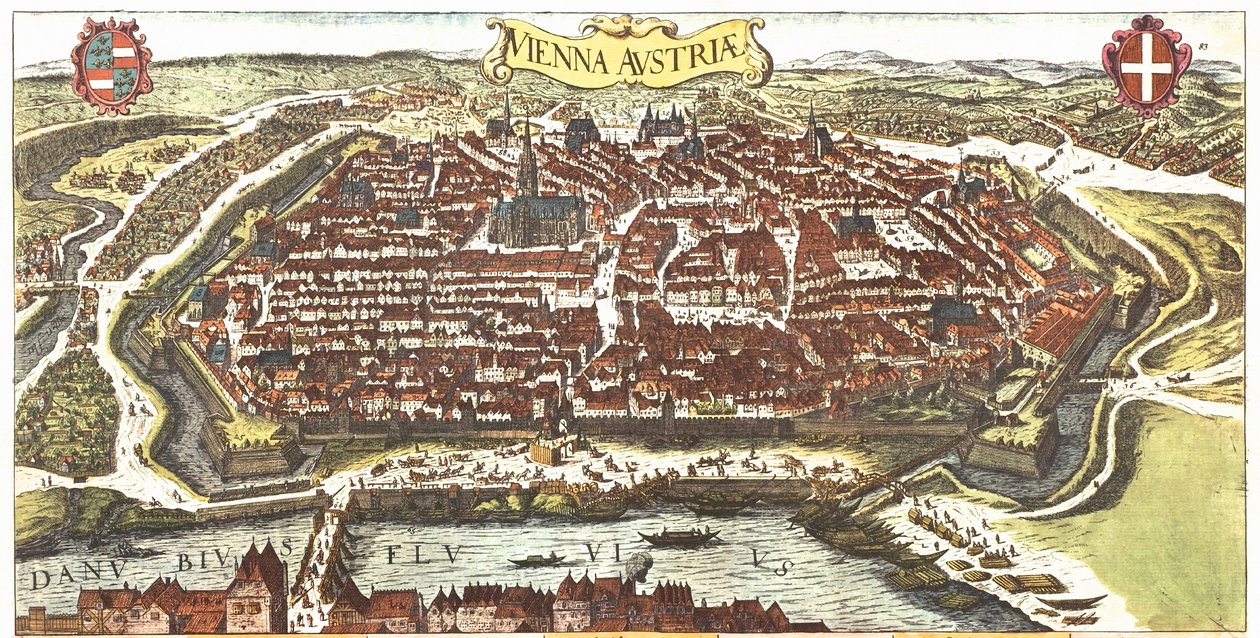 Bécs, Ausztria alkotó: Georg and Hogenberg Franz (1535 90) Braun