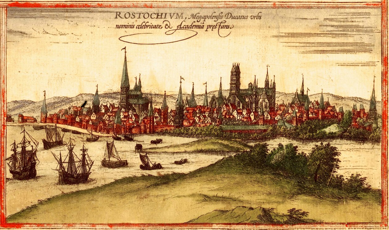 Wismar, Németország alkotó: Georg and Hogenberg Franz (1535 90) Braun