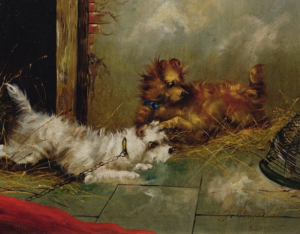Terrierek játszanak alkotó: George Armfield