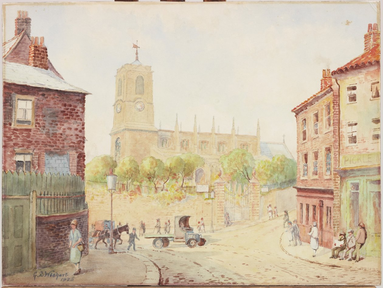 St. Marys, Gateshead, 1925 (wc a fedélzeten) alkotó: George Barclay Wishart