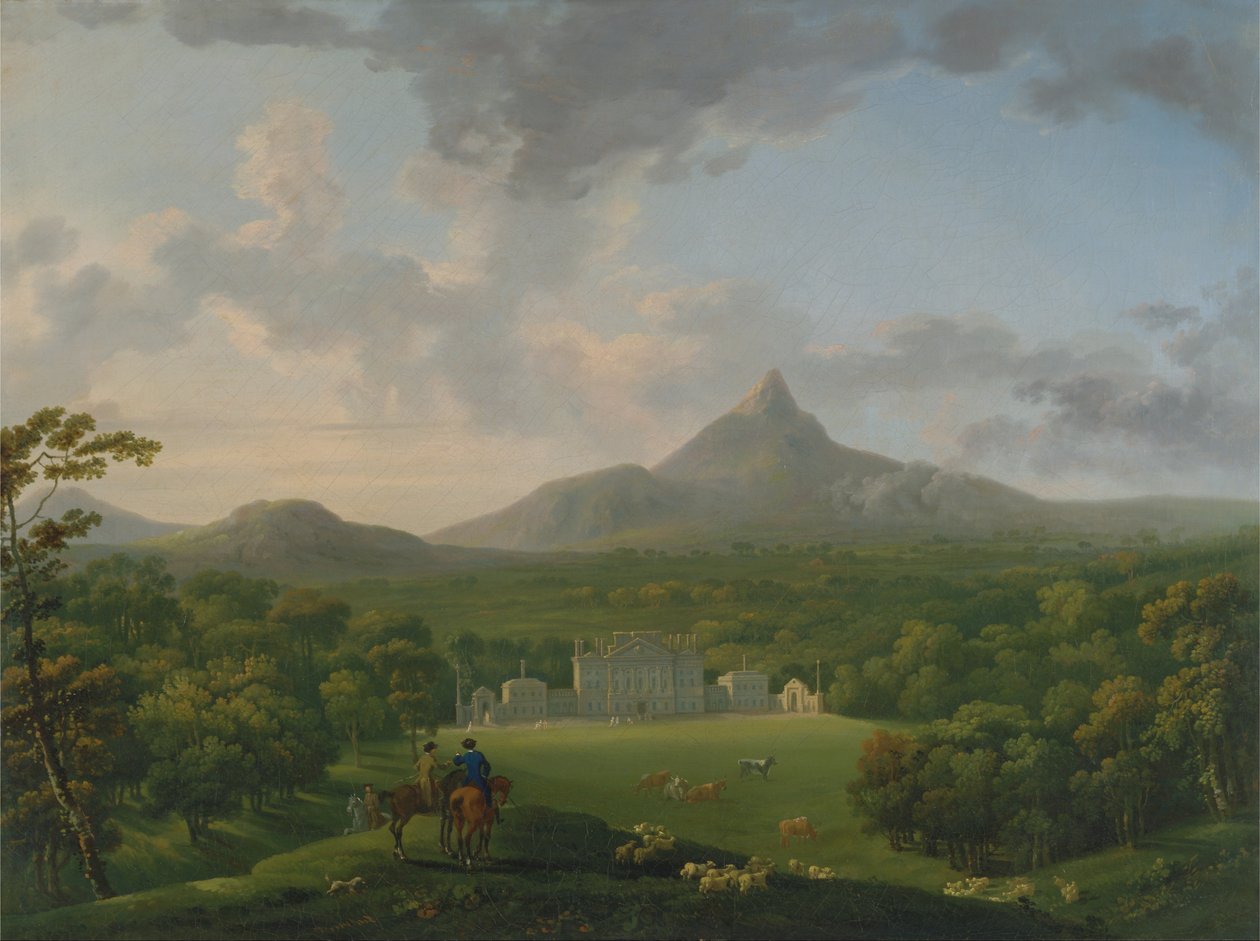 Powerscourt, Wicklow megye, Írország alkotó: George Barret