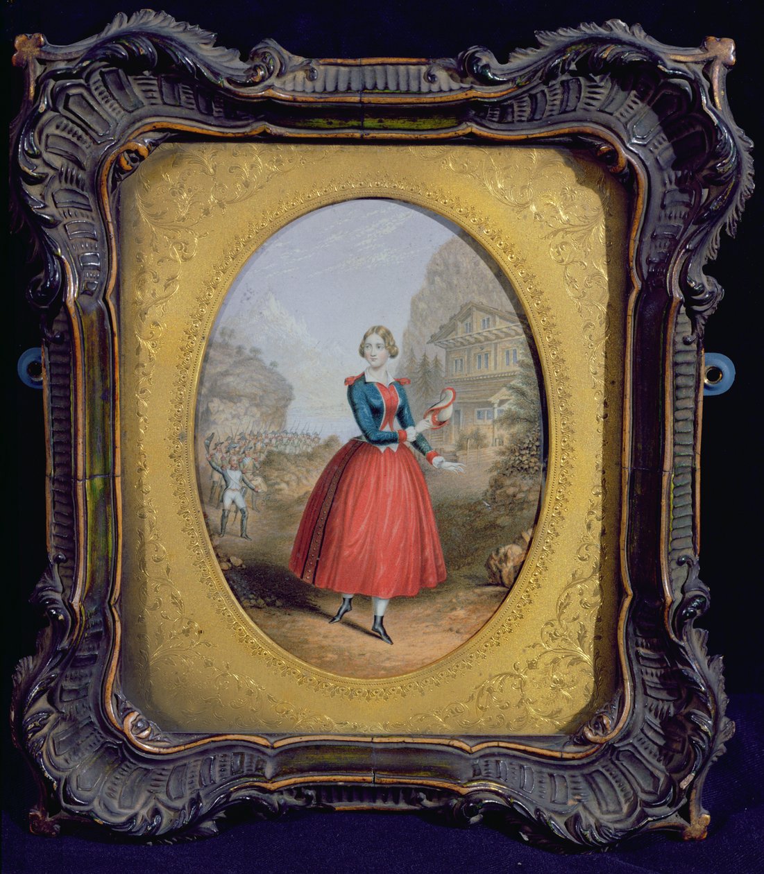 Jenny Lind (színes nyomtatás) alkotó: George Baxter