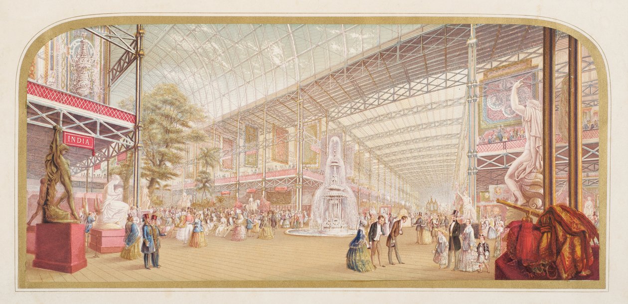 Kiállítás a Kristálypalotában, 1851 alkotó: George Baxter