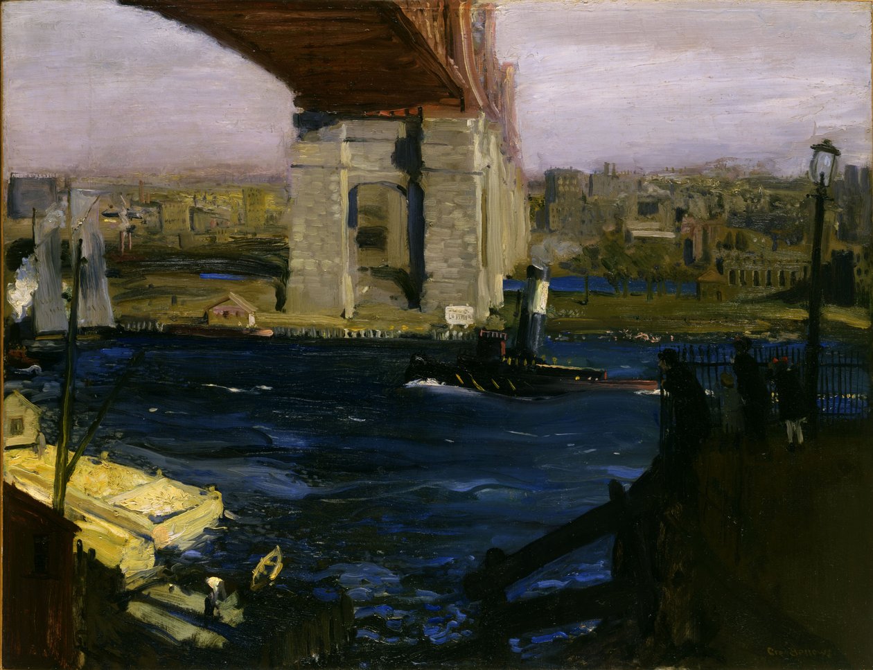 Híd, Blackwell -sziget alkotó: George Wesley Bellows