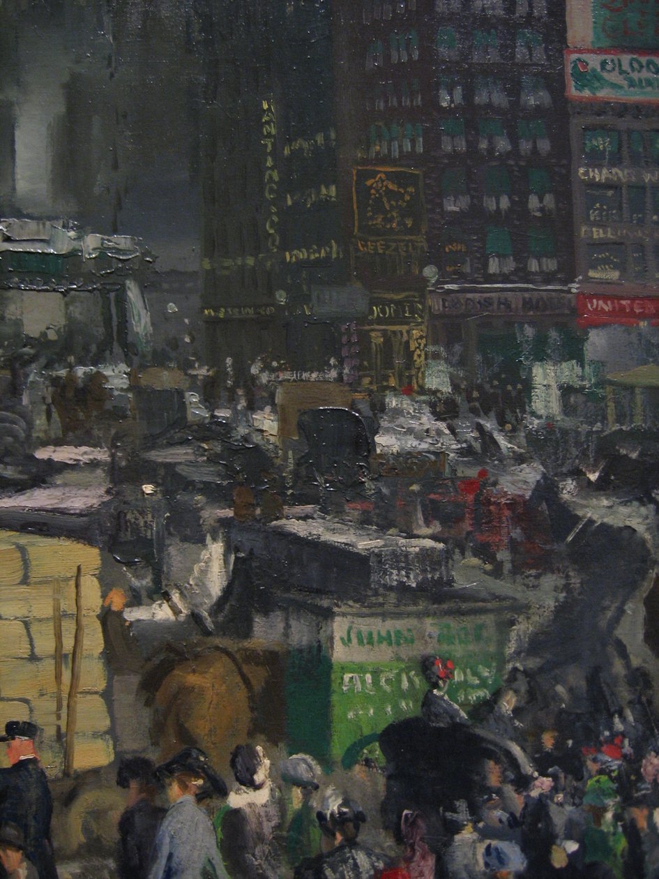 New York -i részletek alkotó: George Wesley Bellows
