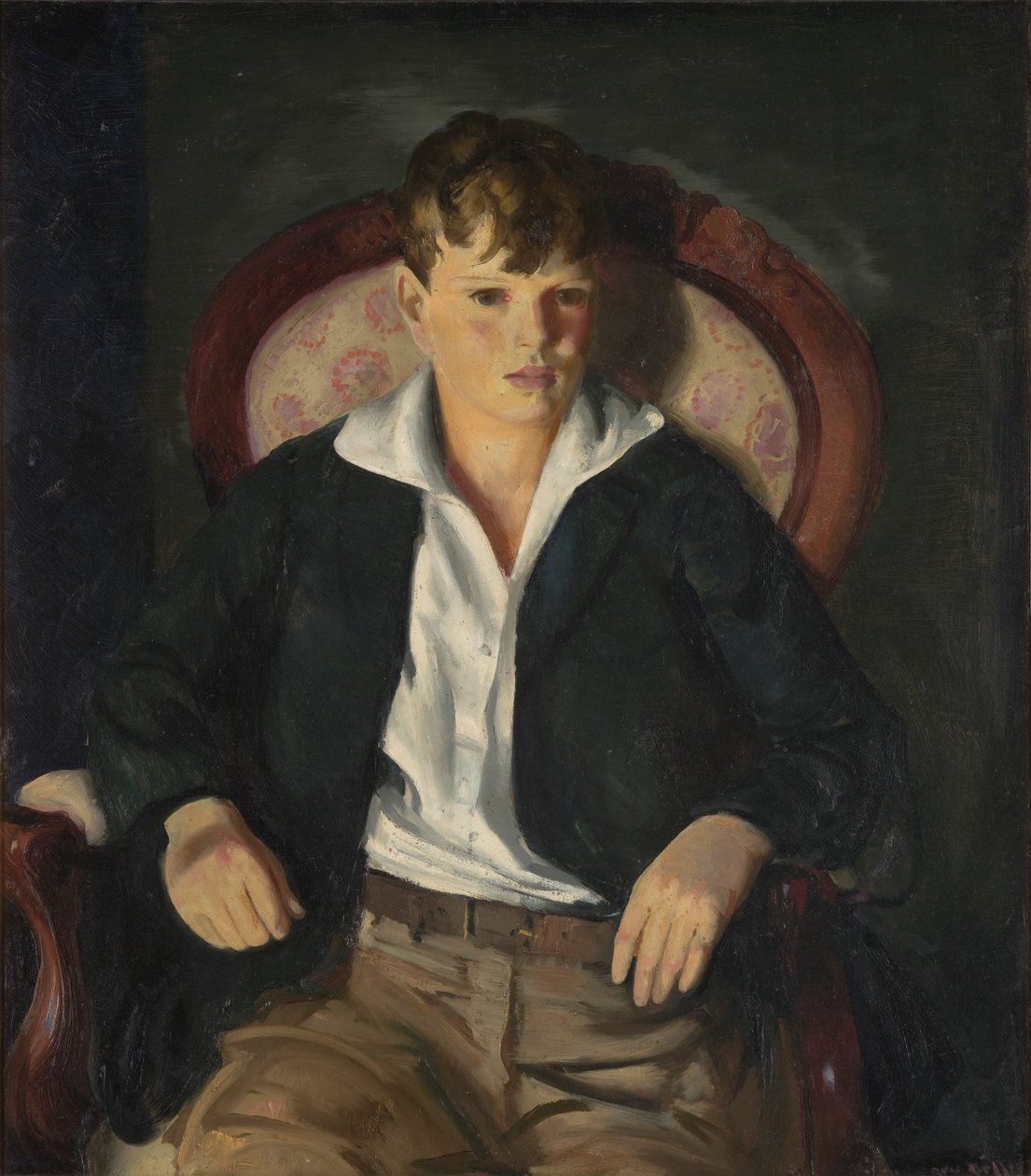 Egy fiú portréja / Meredith Hare alkotó: George Wesley Bellows