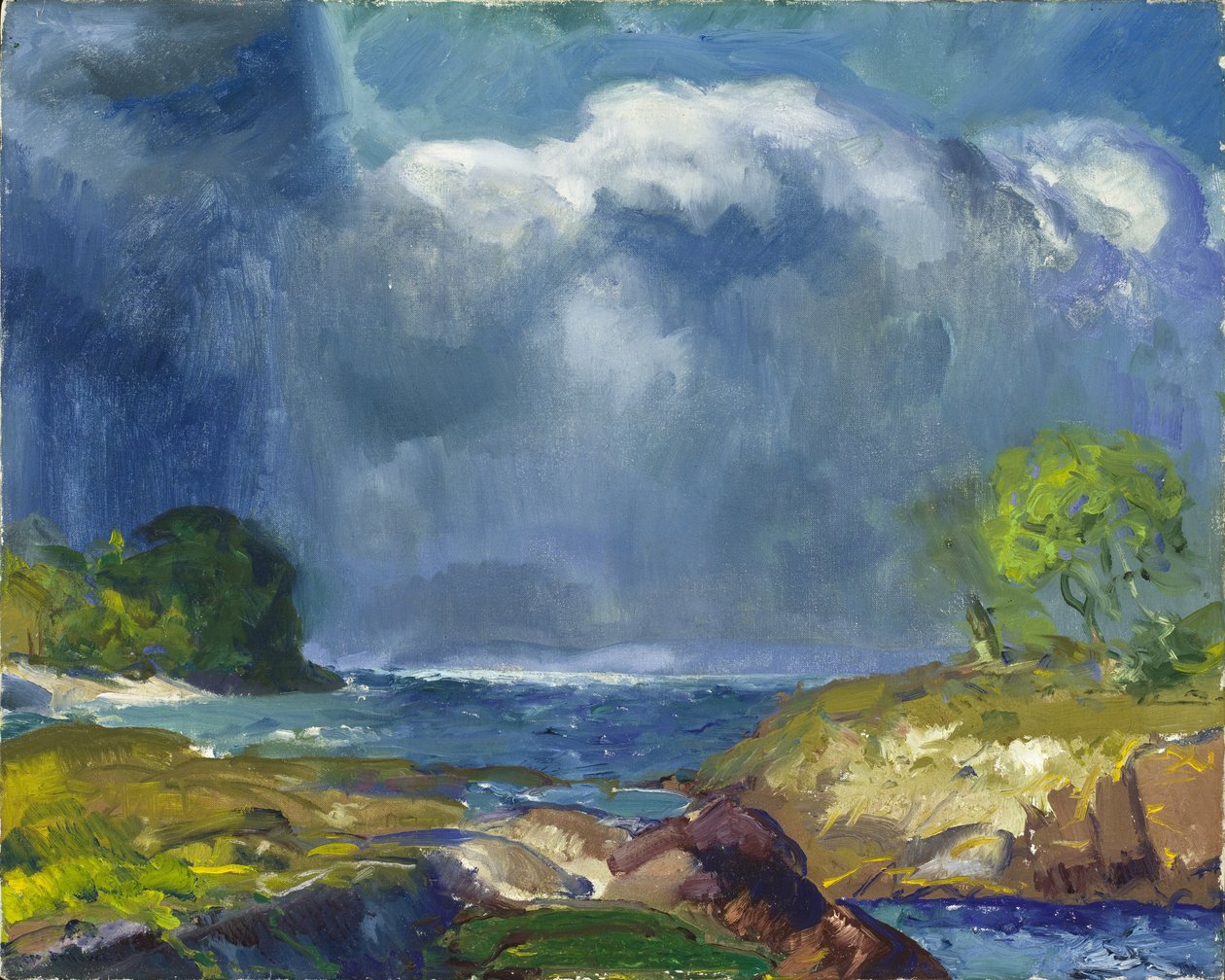 Viharos tenger alkotó: George Wesley Bellows