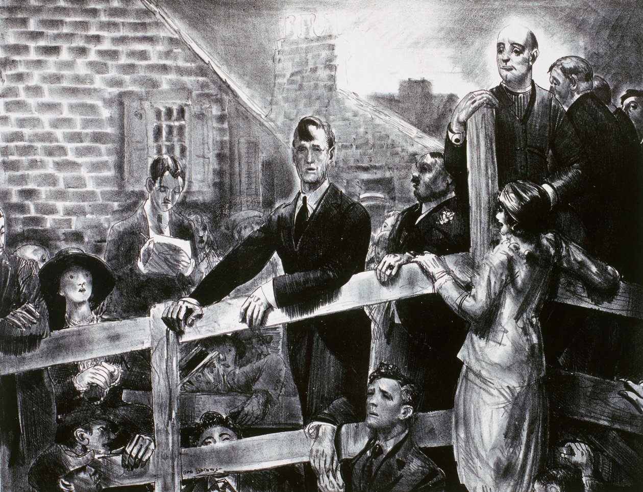 Az emberekhez intézett felhívás alkotó: George Wesley Bellows