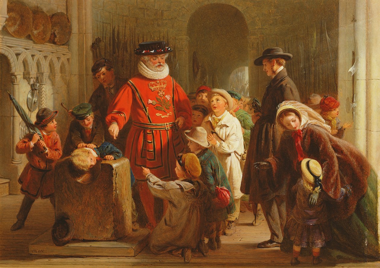 Gyerekek a londoni Towerben alkotó: George Bernard O
