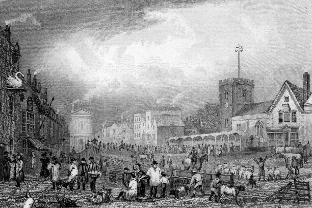 Romford, Essex, vésette John Rogers, 1832 körül alkotó: George Bryant Campion