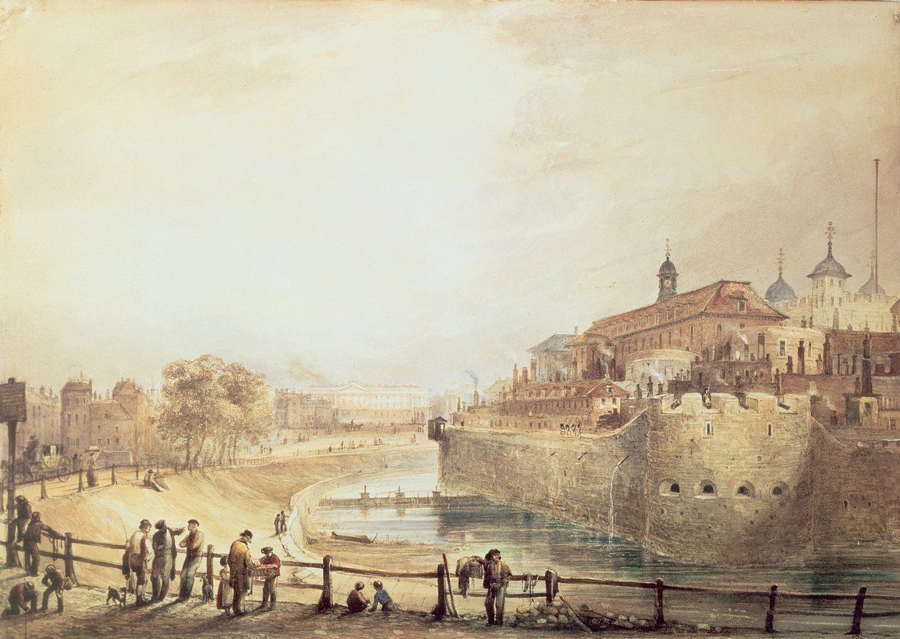 Londoni Tower, 1840 körül alkotó: George Bryant Campion