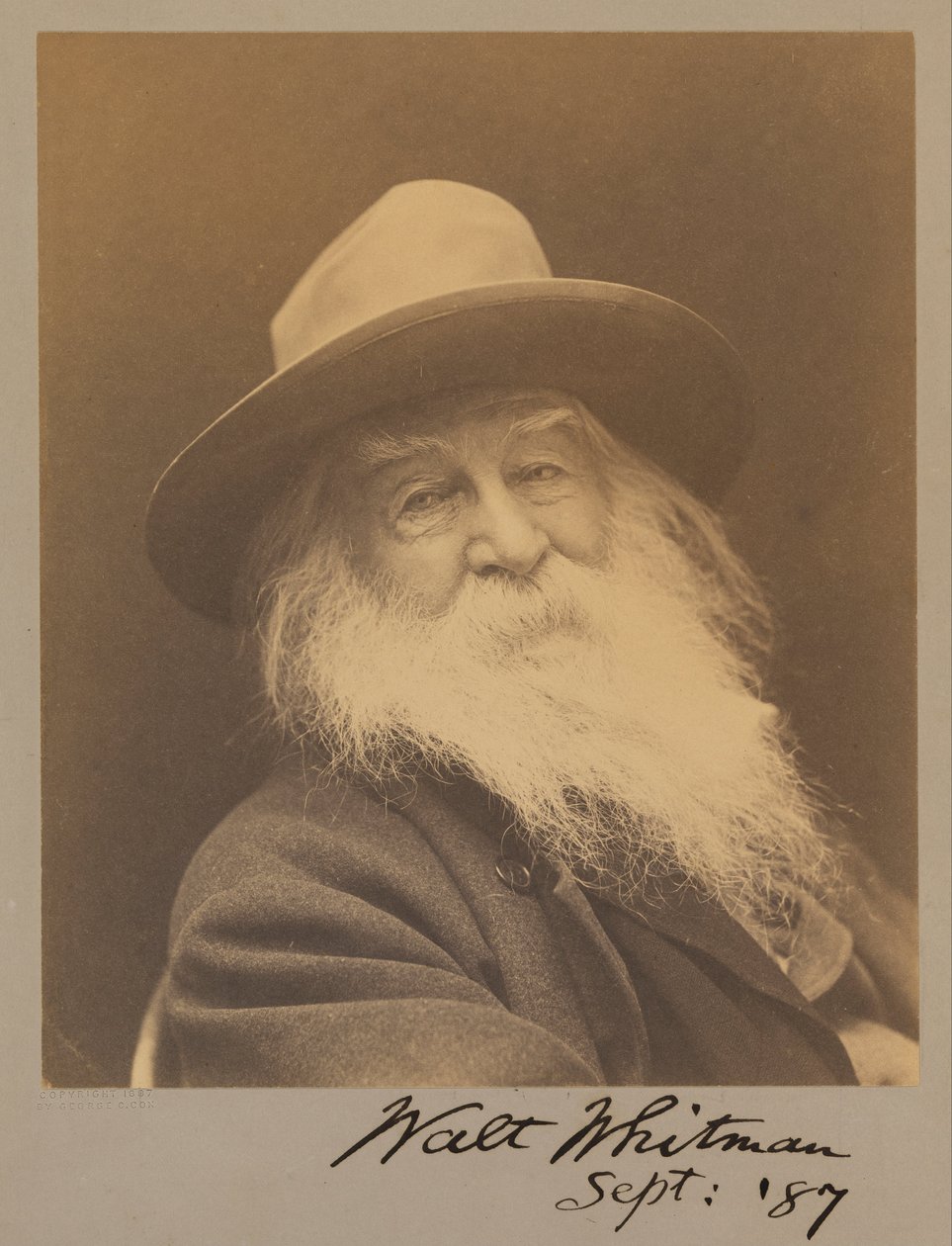 Walt Whitman alkotó: George C. Cox