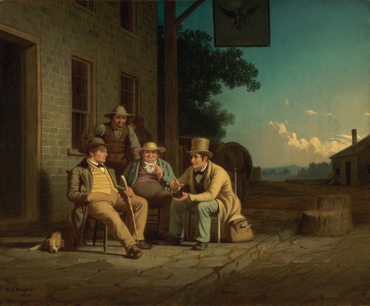 Szavazatgyűjtés alkotó: George Caleb Bingham