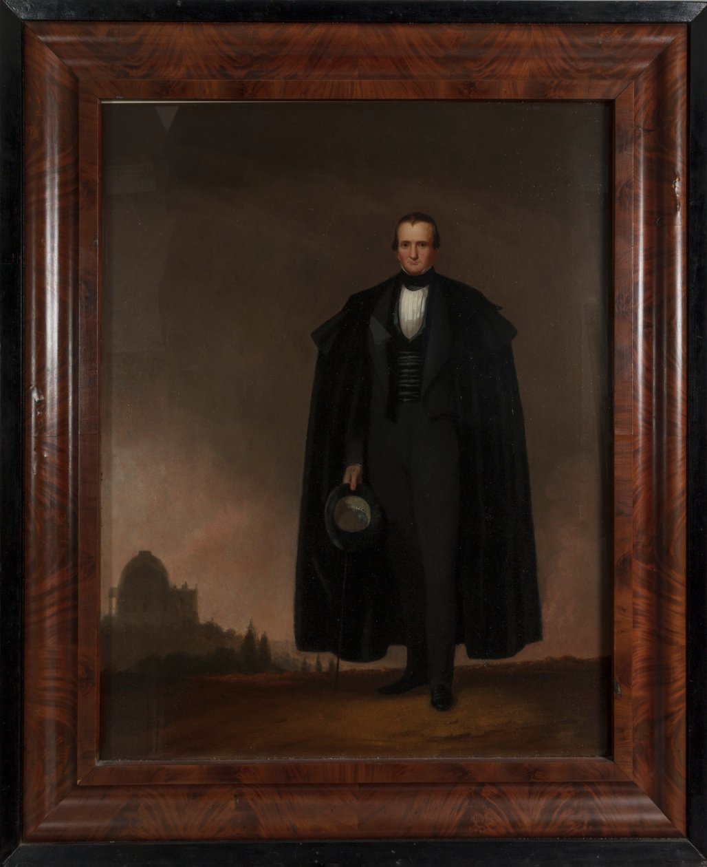John C. Edwards kormányzó portréja alkotó: George Caleb Bingham