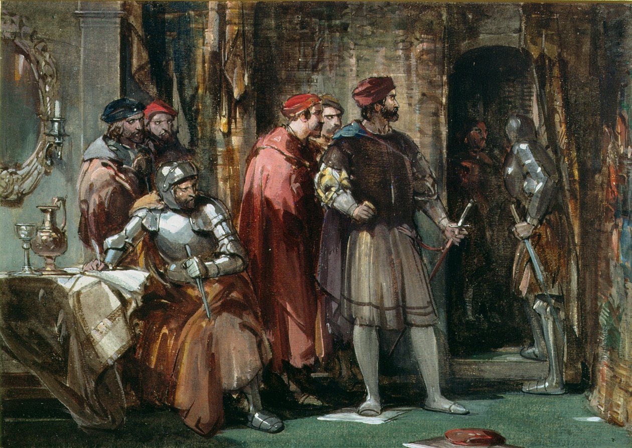 A Darnley-összeesküvők alkotó: George Cattermole
