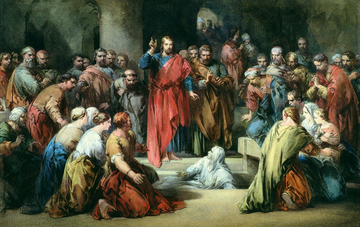 Lázár feltámasztása alkotó: George Cattermole