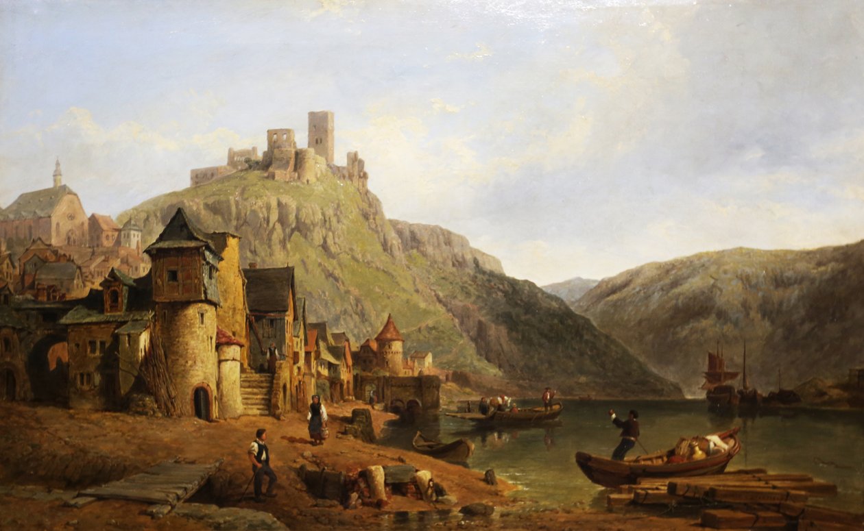 Beilstein a Mosel-parton alkotó: George Clarkson Stanfield