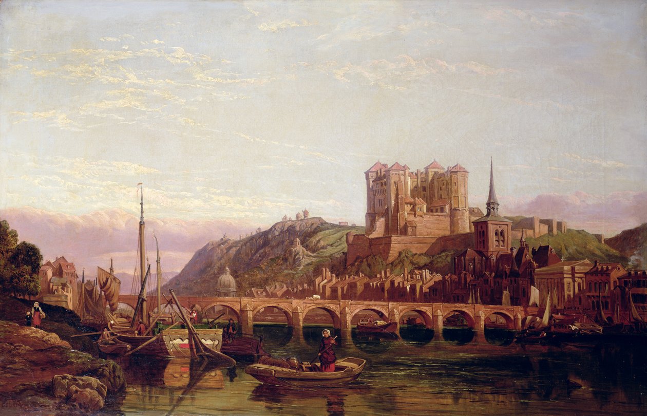 Saumur, a Loire-völgy mellett alkotó: George Clarkson Stanfield