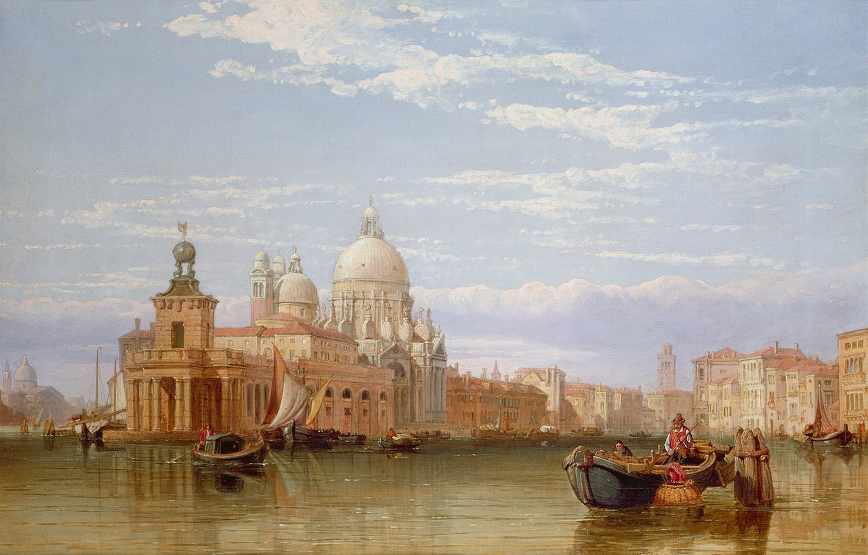 A Canal Grande, Velence alkotó: George Clarkson Stanfield