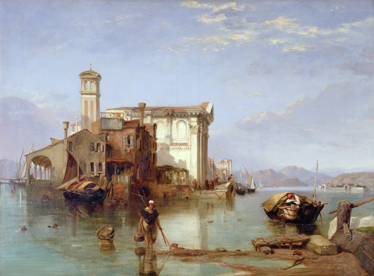 Kilátás a Földközi-tengerre, 1834-35 alkotó: George Clarkson Stanfield