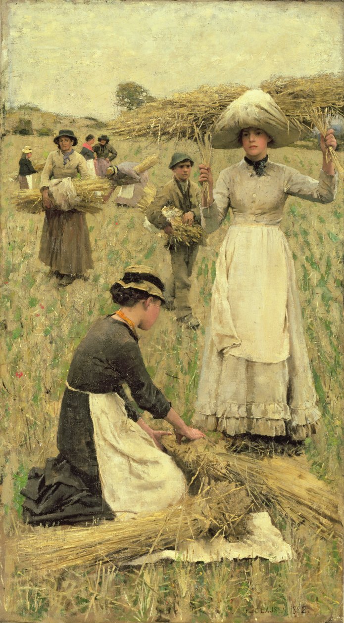 Gleaners, 1882 alkotó: George Clausen