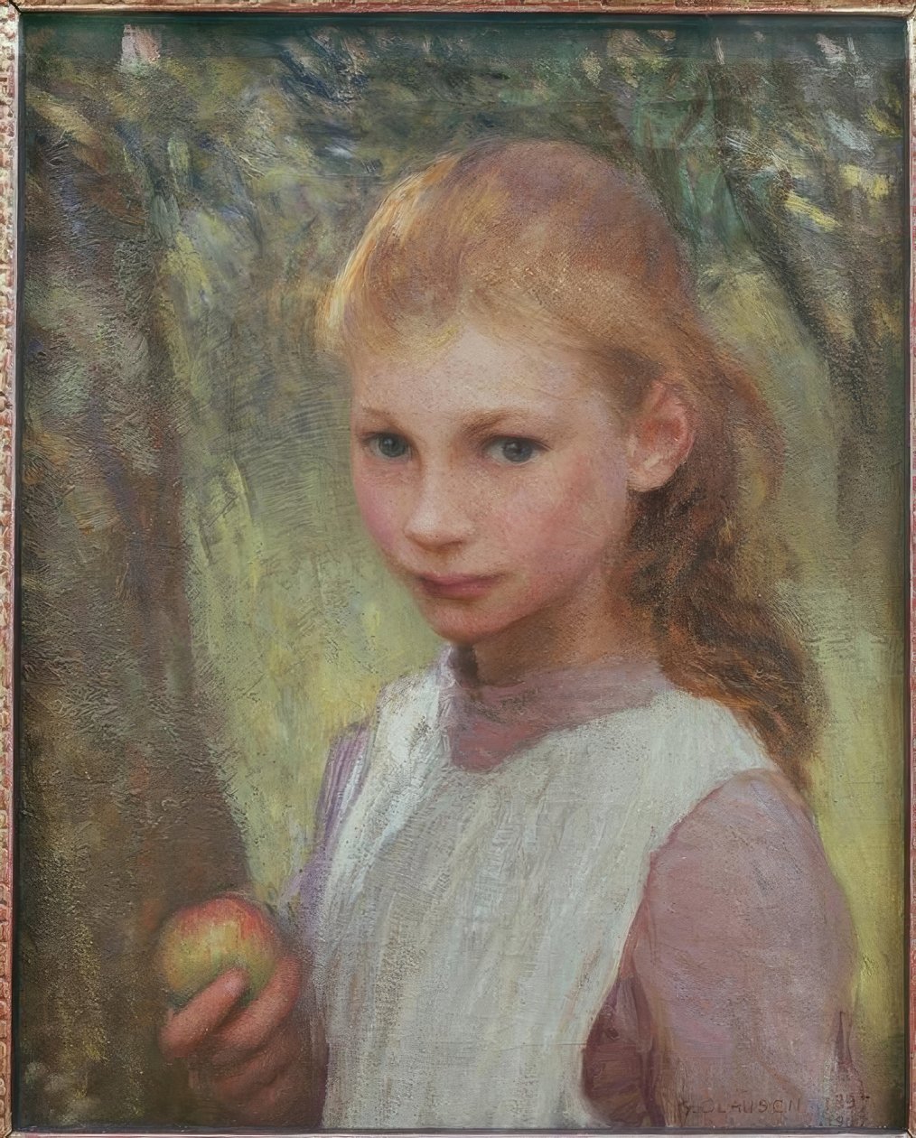 A félénk gyermek alkotó: George Clausen