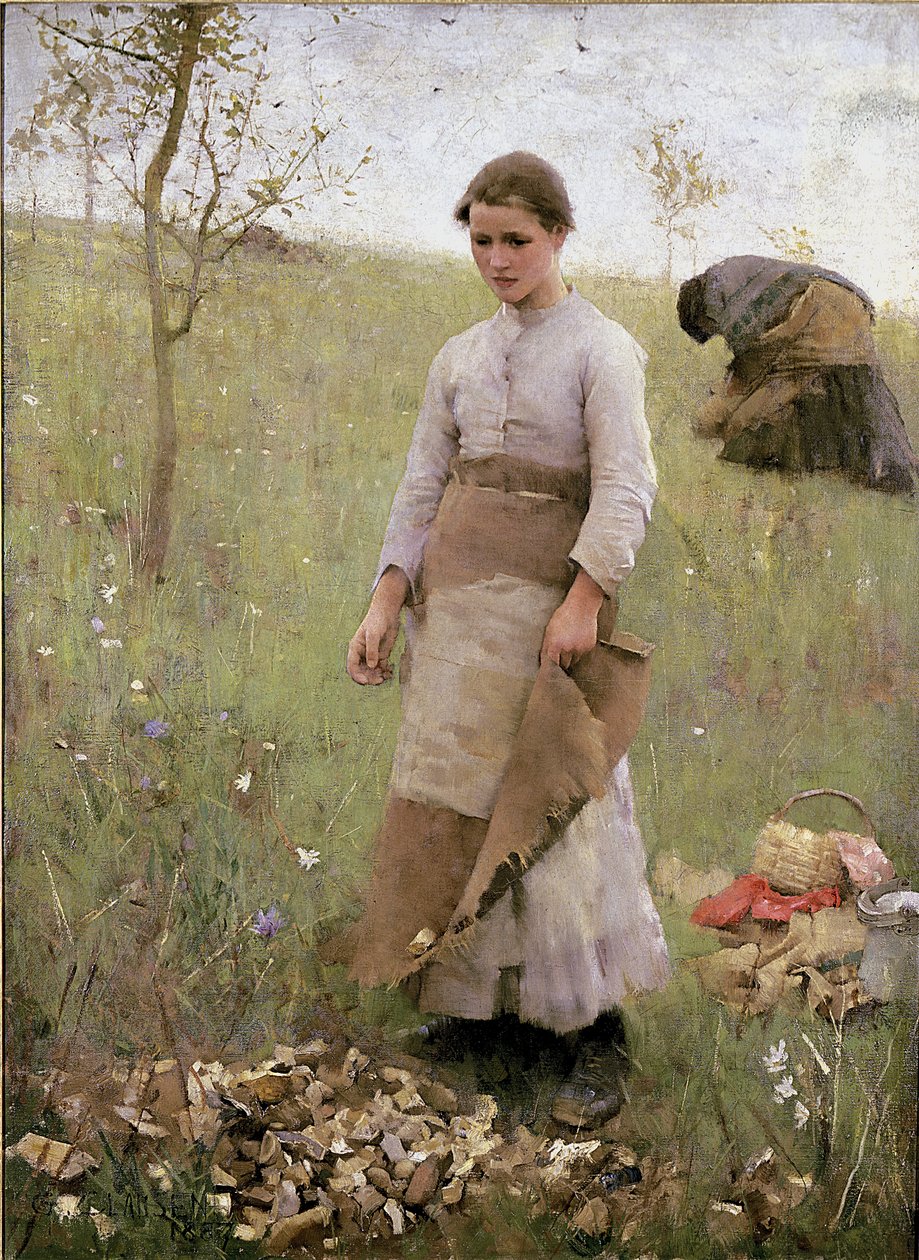 A kőszedők, 1887 alkotó: George Clausen