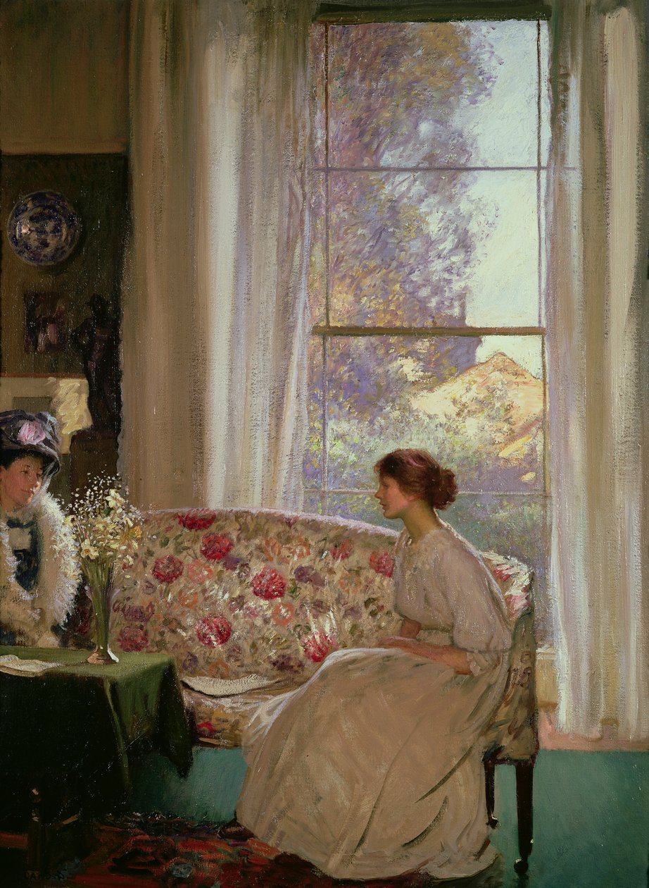 A látogatás alkotó: George Clausen