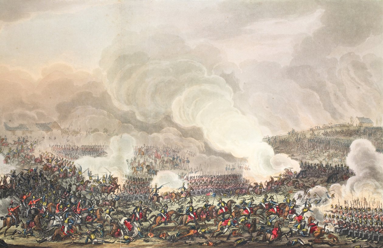 A waterlooi csata alkotó: George Cruikshank