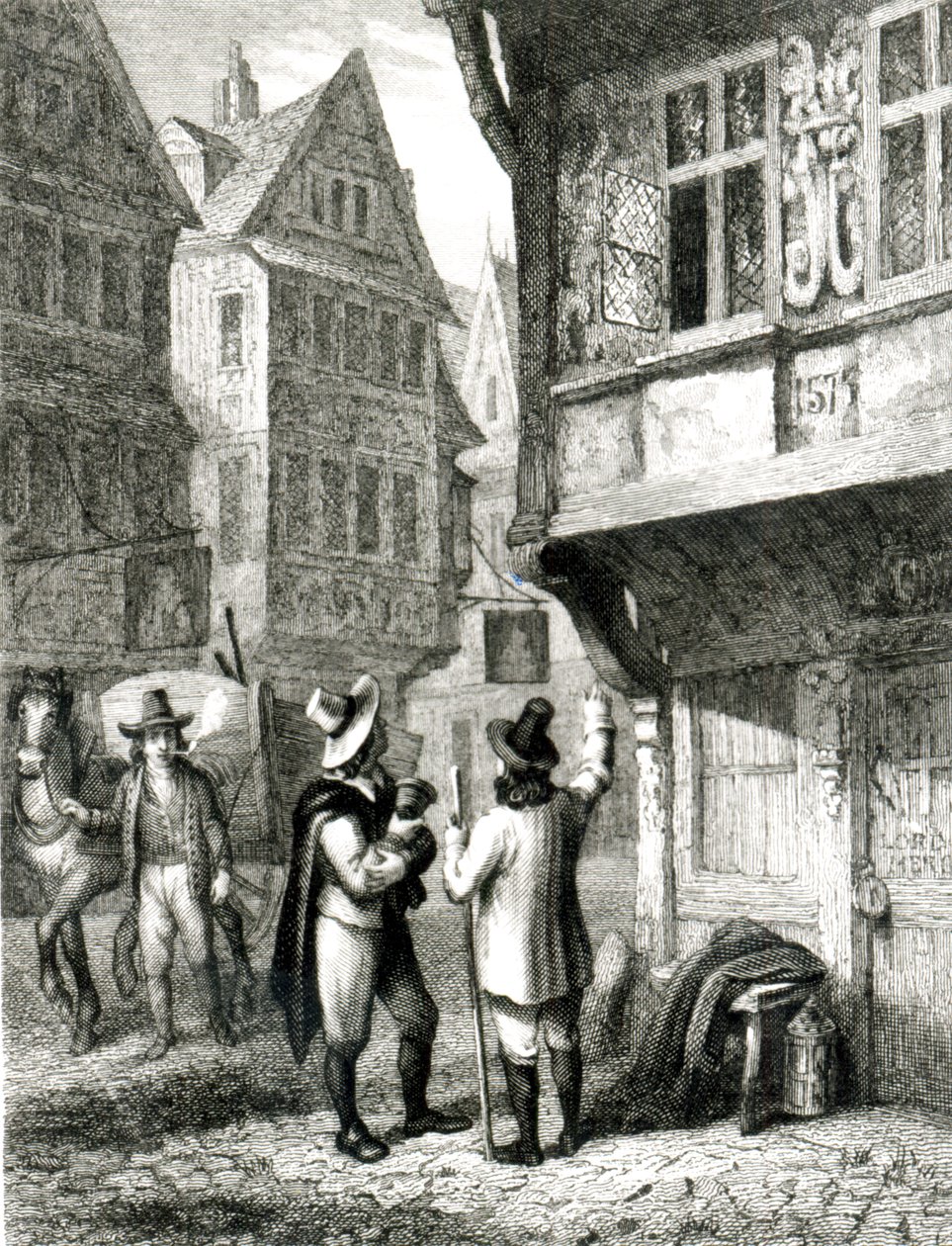 A halottas szekér, Davenport metszete, 1835. július 1. alkotó: George Cruikshank