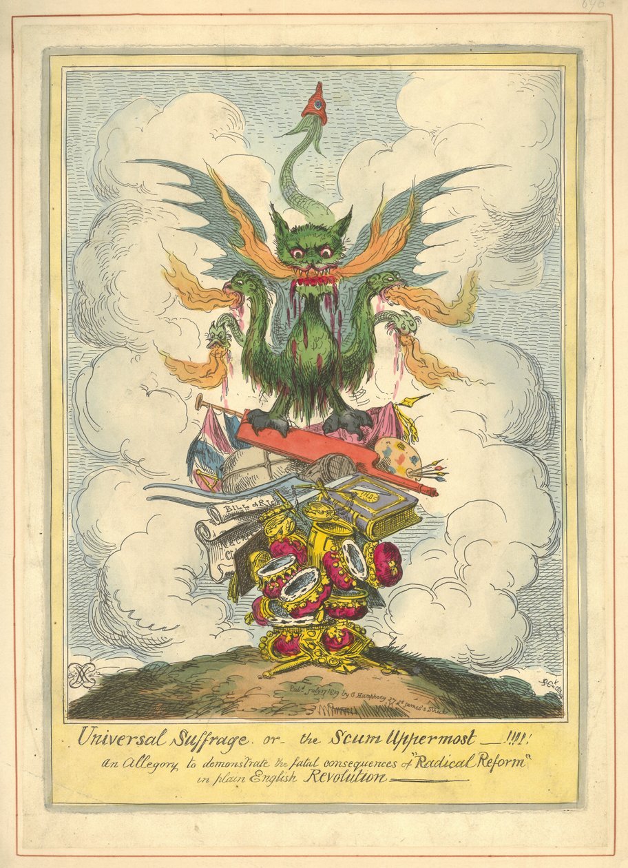 Általános választójog alkotó: George Cruikshank