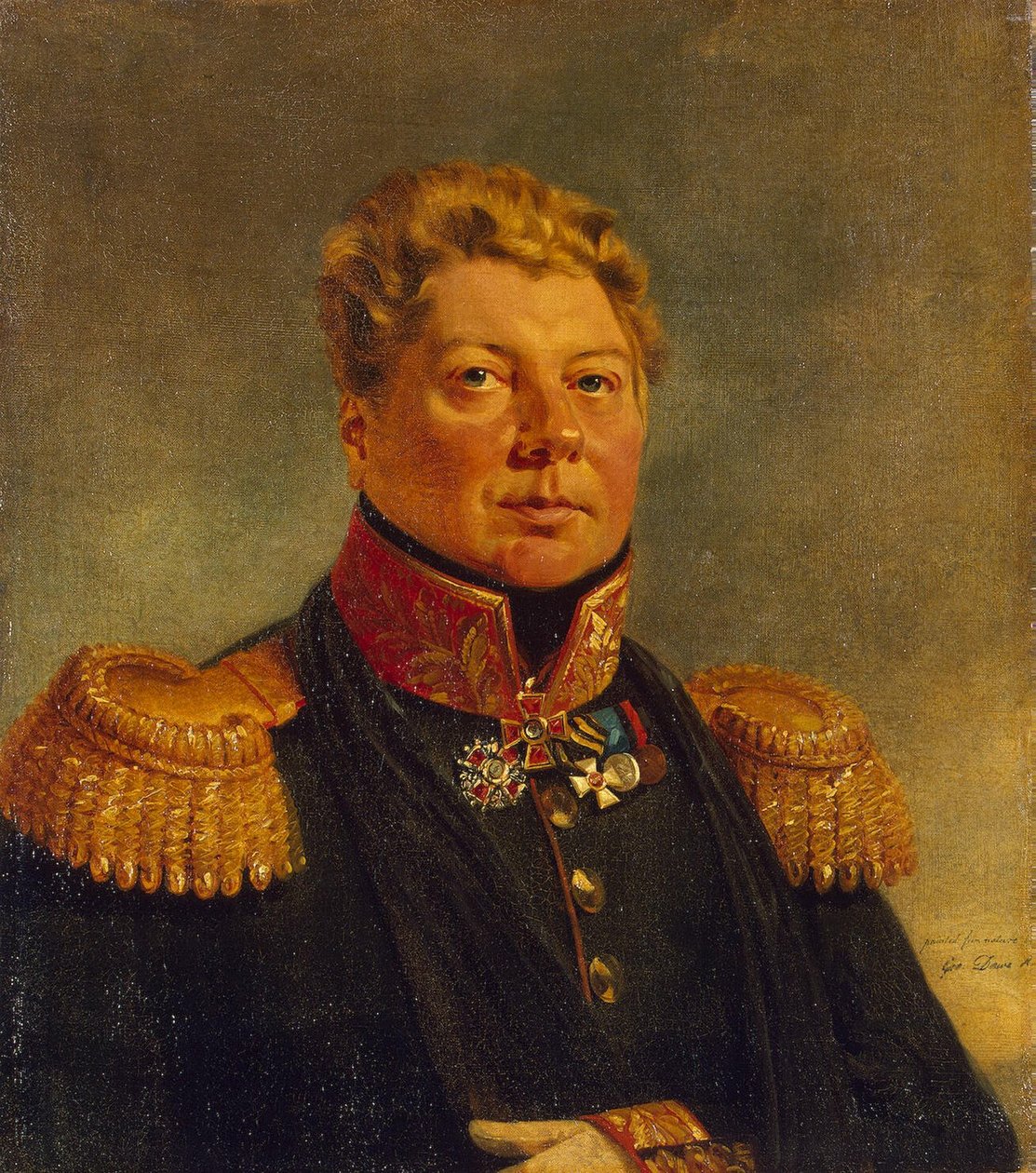 Fjodor Evstafievich Knyper (1768 - 1850-02-04) orosz tábornok alkotó: George Dawe