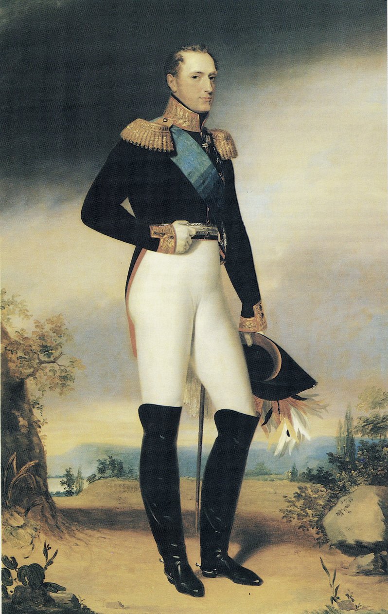 I. Miklós orosz császár portréja alkotó: George Dawe