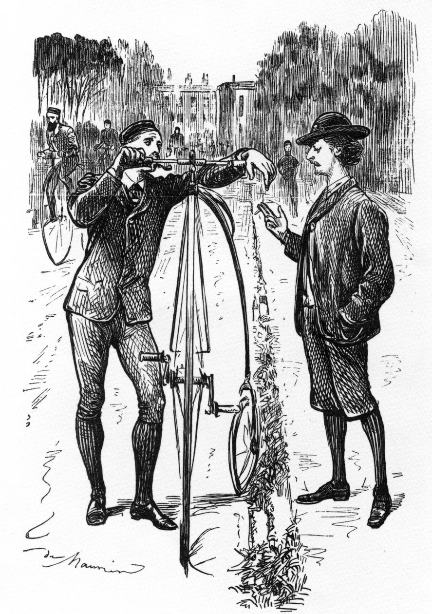 The Line of Beauty, rajzfilm a „Punch”-ban, 1879. december 9-én alkotó: George du Maurier