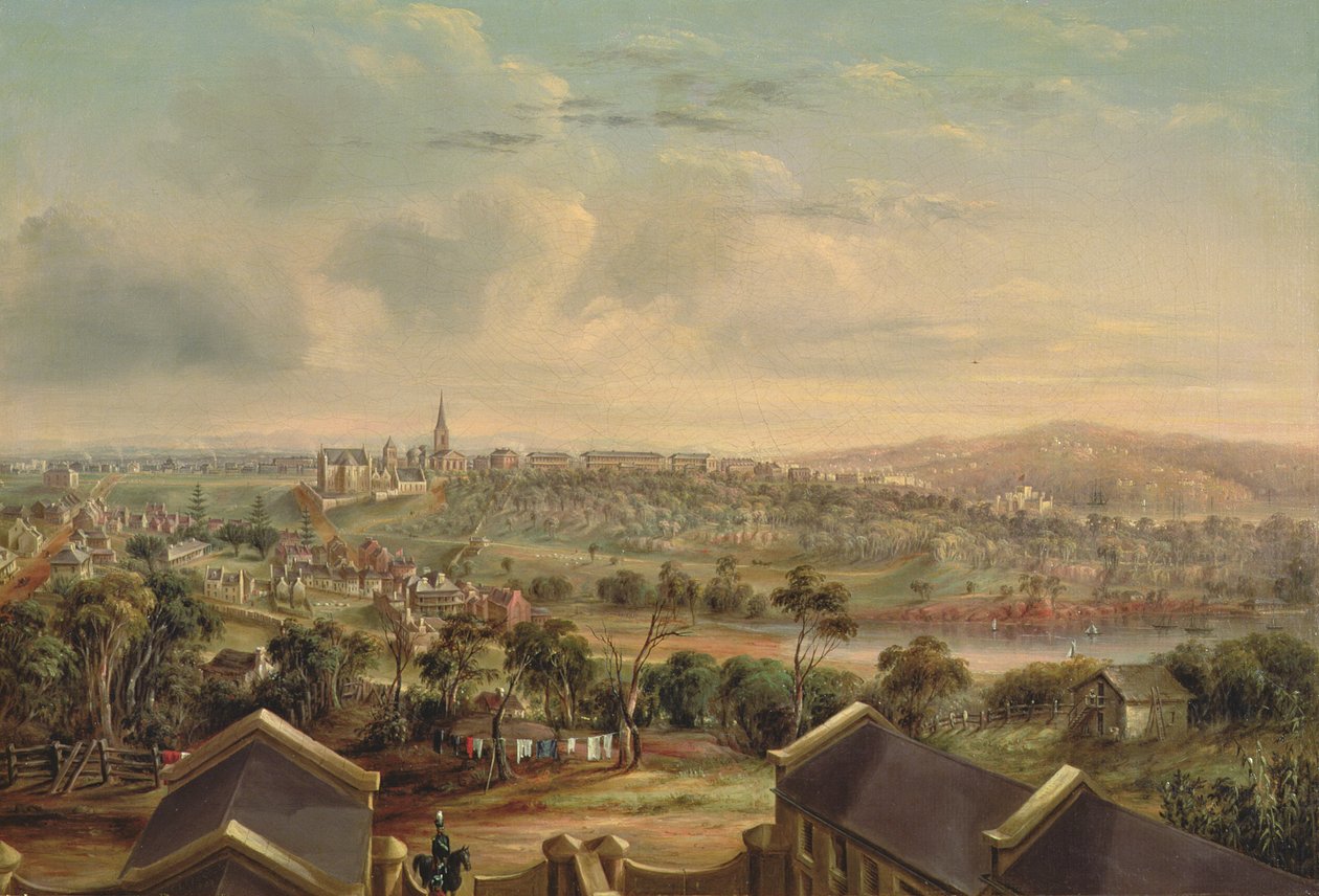Sydney, Woolloomooloo, 1849 (tábla) alkotó: George Edward Peacock